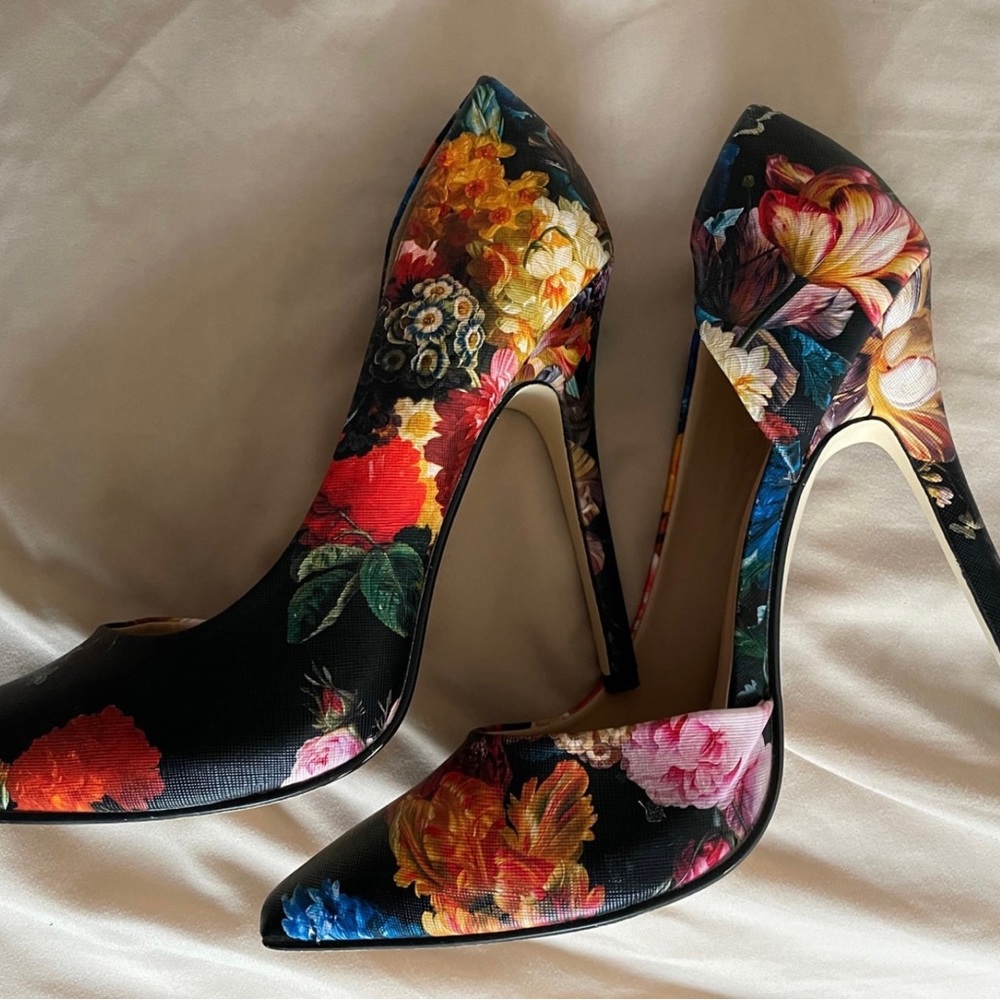 Floral heels